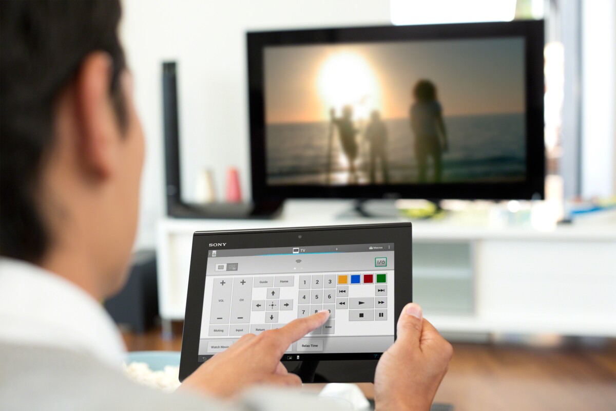Sony's Xperia Tablet S acts as an infrared universal remote control