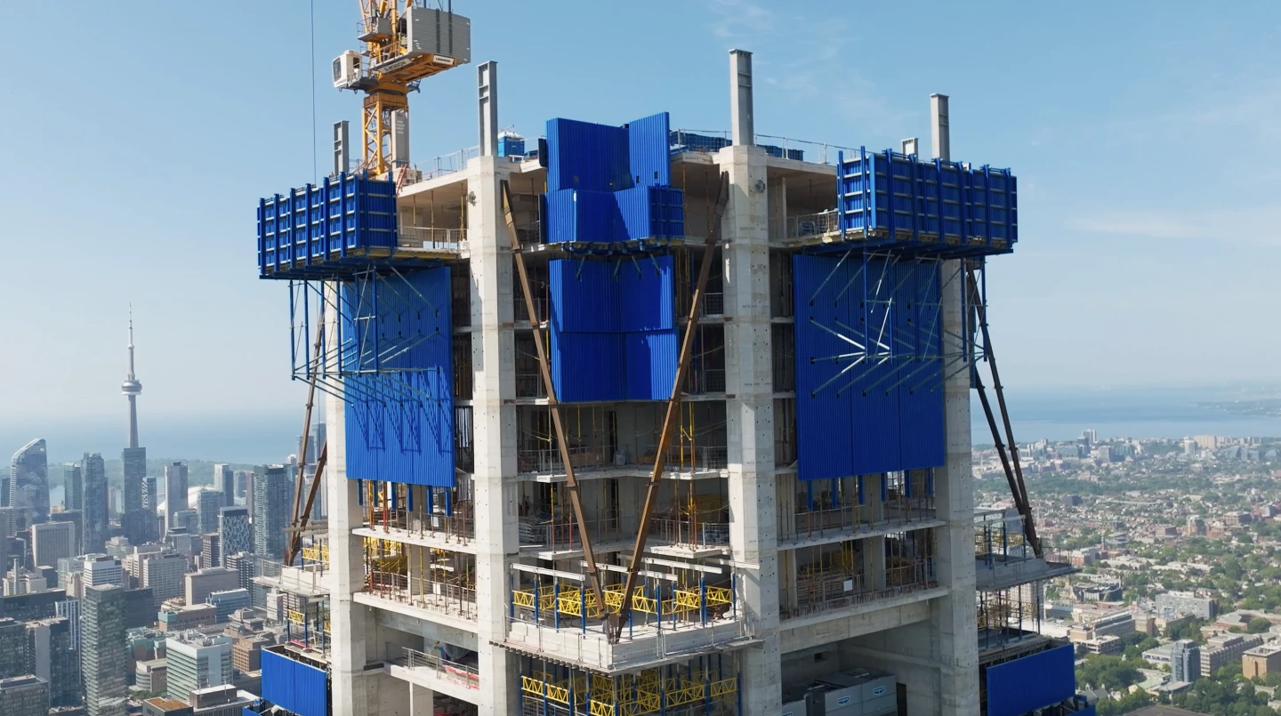 One Bloor West is designed by Foster + Partners and will include 85 floors, most of which will be taken up by residential space and a hotel