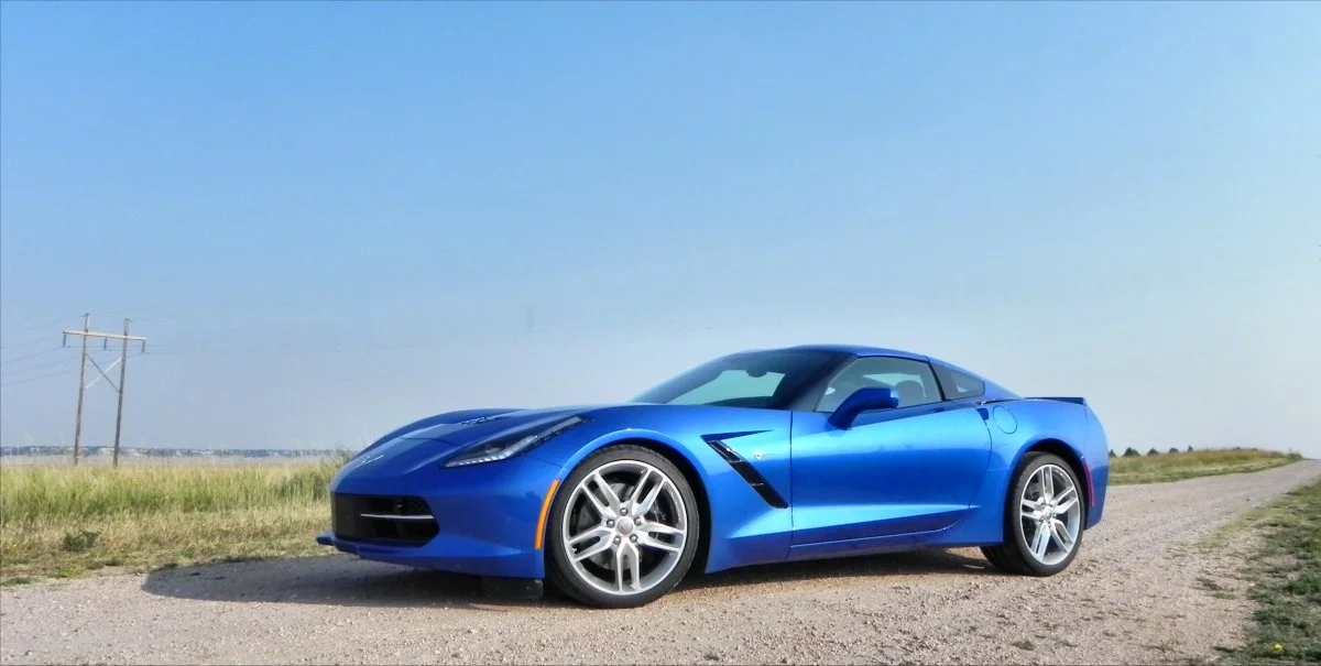 The 2016 Chevrolet Corvette Coupe's roofline is distinctively appealing