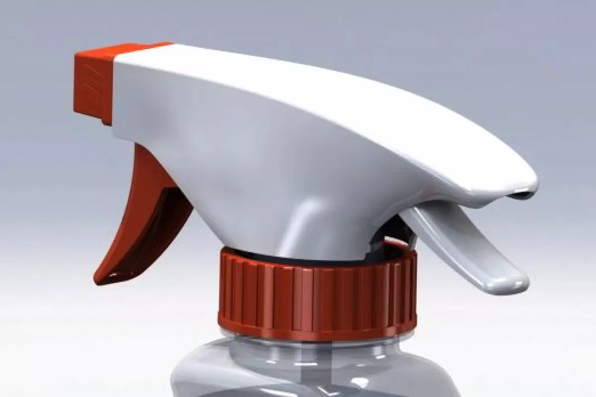 A rendering of the new spray bottle