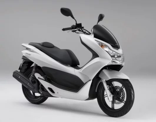 The PCX has a stop-start engine