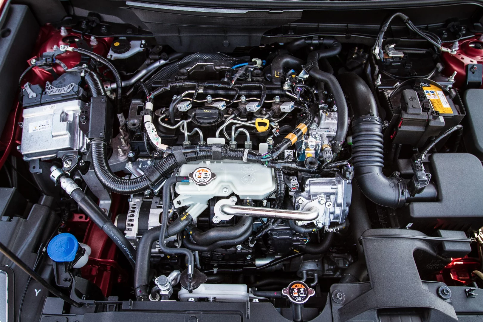 The CX-3's Skyactiv diesel motor is punchy, even though it's only a 1.5-liter