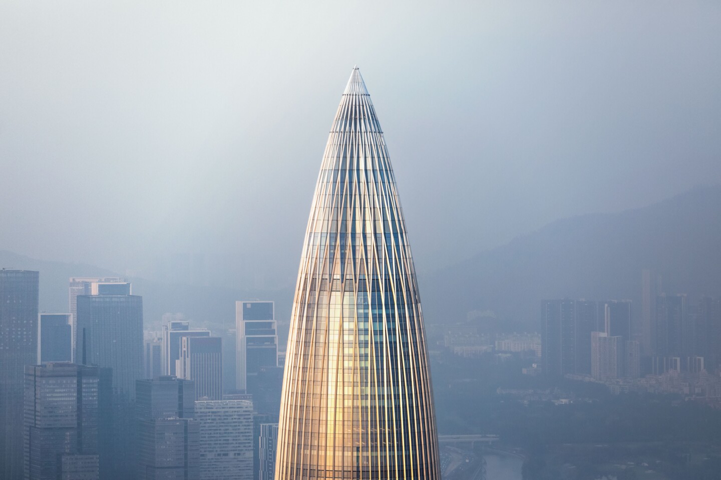 Su Zhewei from China took this photograph of the China Resources Headquarters in Shenzhen, China, by Kohn Pedersen Fox Associates. It was entered into the Exterior category