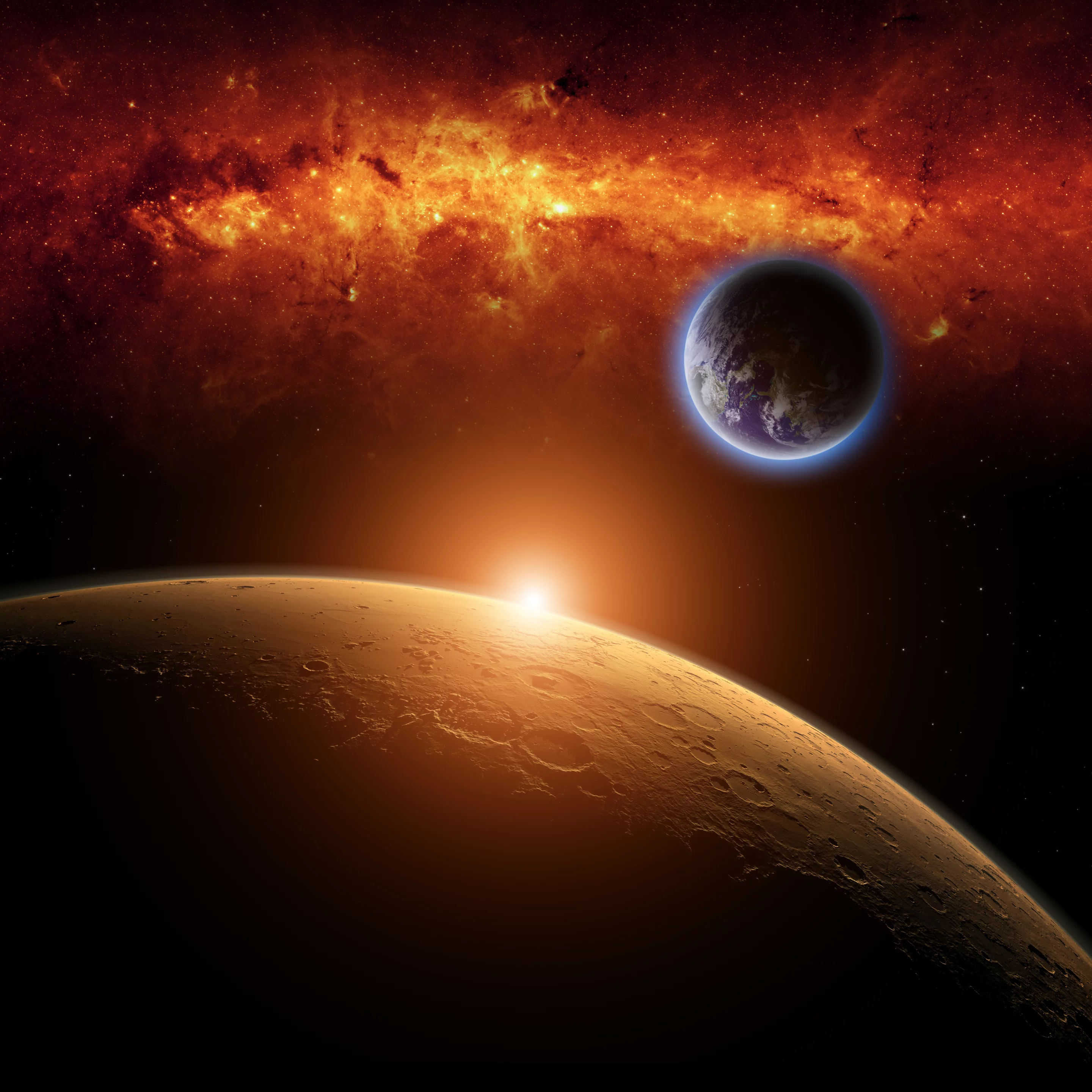 Did life as we know it originate on Mars? (Image: Shutterstock)