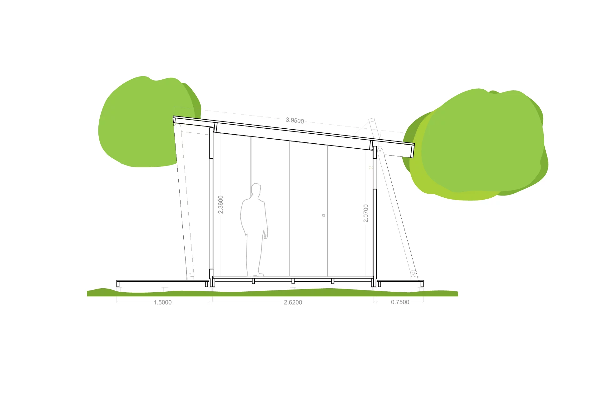 Architectural drawing of the Vivood (Image: Vivood)