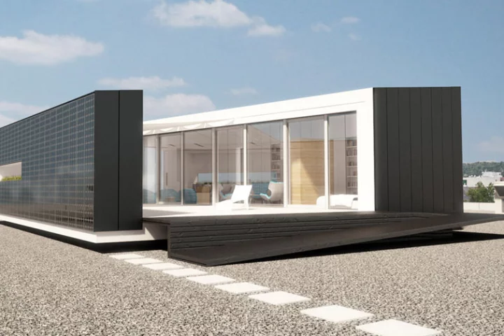 Budapest University students have created an innovative solar-powered prefab home for the 2012 European Solar Decathlon