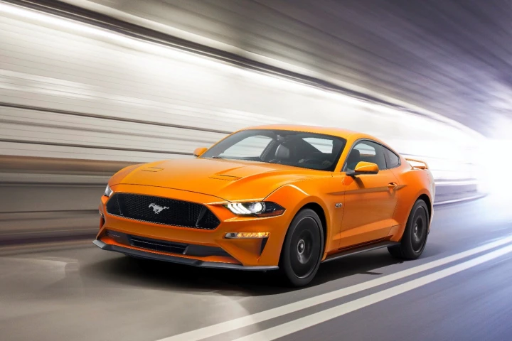 The new Ford Mustang V8 has a special Drag Strip mode