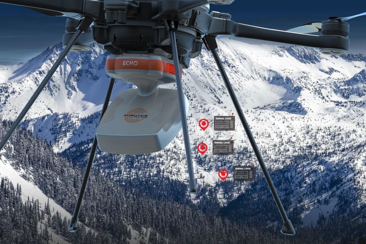 Among other things, Echo SAR could be used to locate people buried in an avalanche