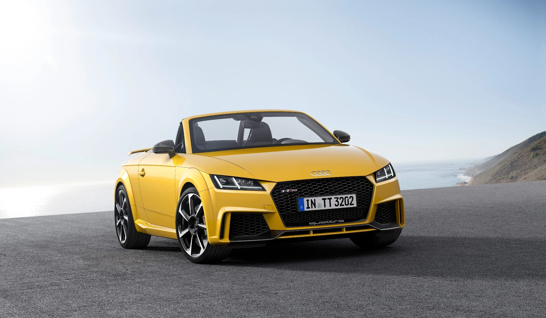 The new Audi TT RS can be had as a coupe or convertible