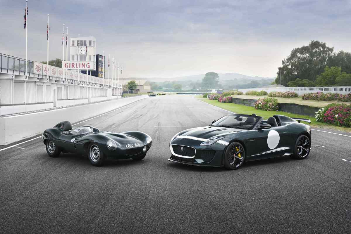 The Jaguar F-Type Project 7 and the D-Type