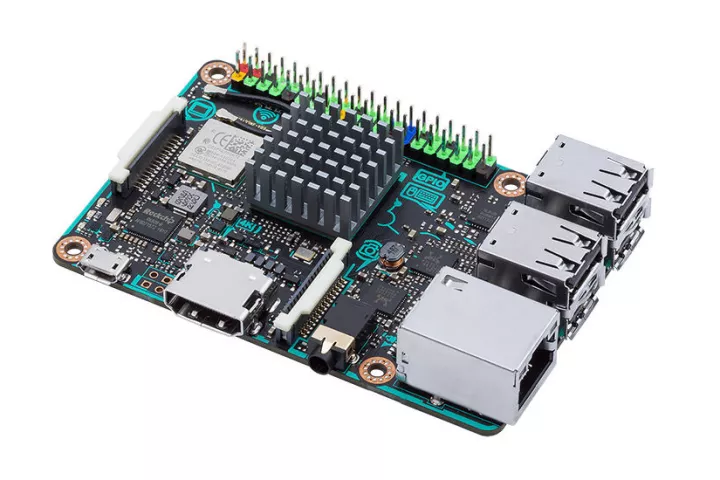 The Asus Tinker Board offers more processing grunt than the Raspberry Pi 3 Model B and includes more system memory