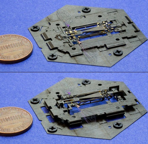 Flat and assembled - at a glance you'd hardly spot the difference