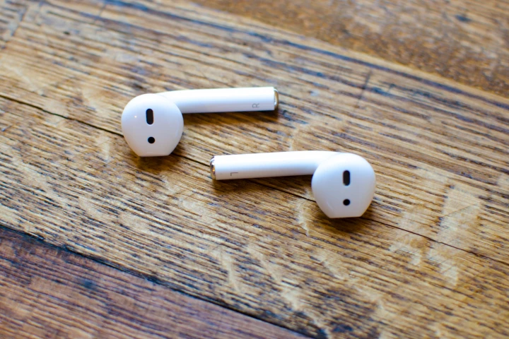 The inner sides of AirPods
