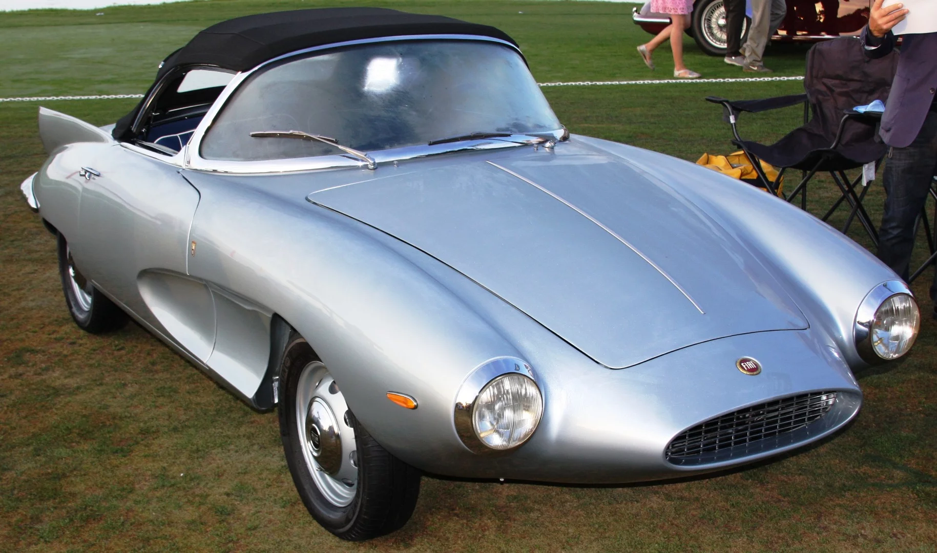 1957 Fiat Stanguellini by Bertone at Pebble Beach.
