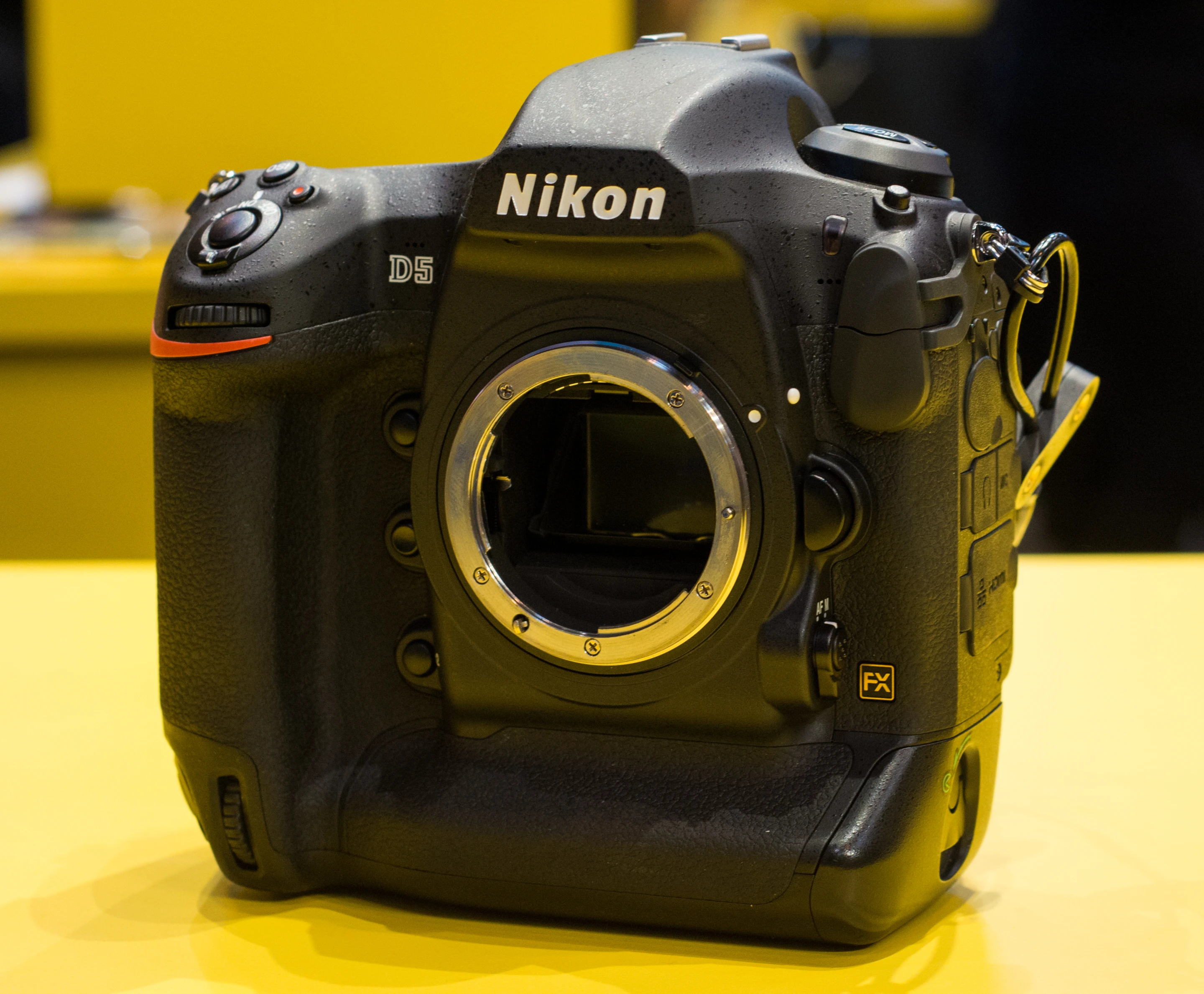 The Nikon D5 is as big and heavy as you would expect for a professional full frame DSLR