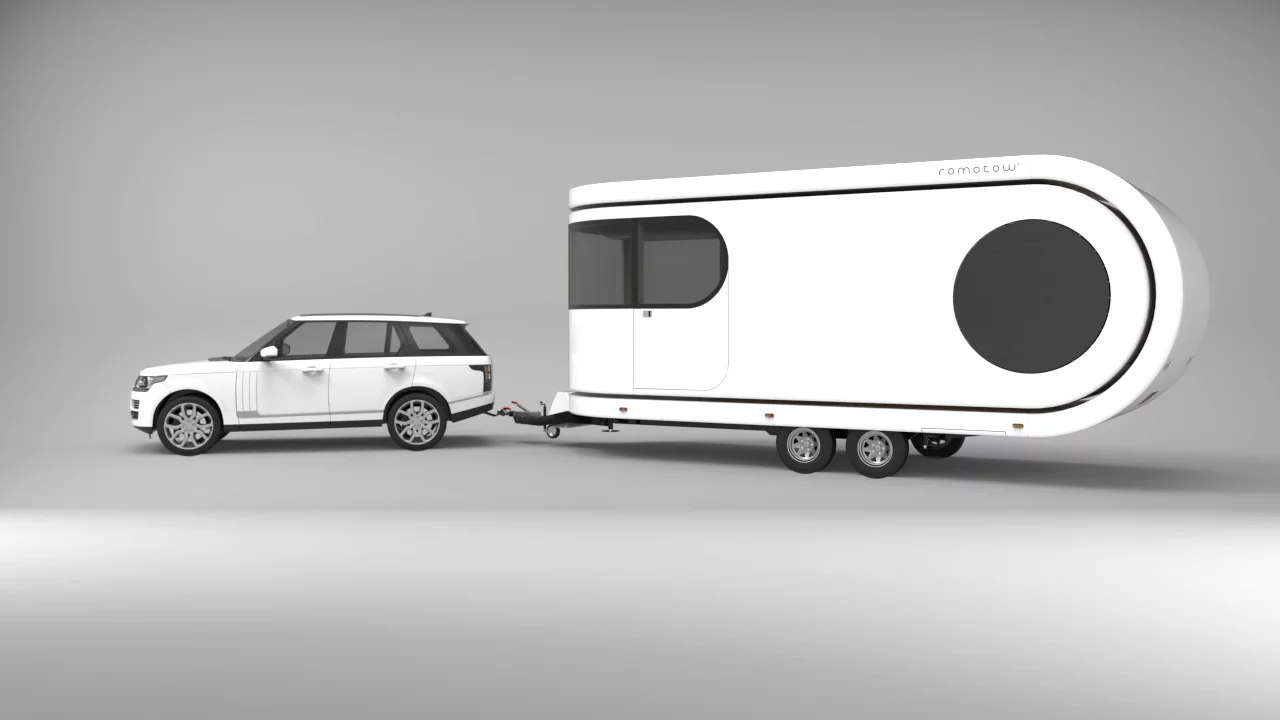 Towing the Romotow off on a holiday adventure