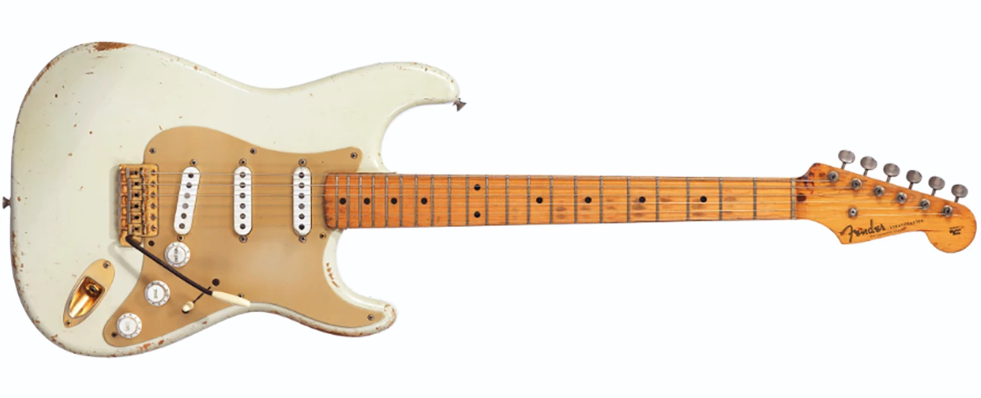 Gilmour purchased this guitar from guitar technician Phil Taylor, who had bought it from Seymour Duncan