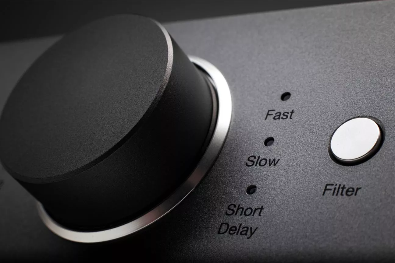 Three preset filters offer "a different sonic option depending on the source material"