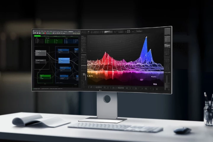 The 5K2K monitor with Thunderbolt 5 is "designed to meet the needs of data-intensive industries such as finance and IT"