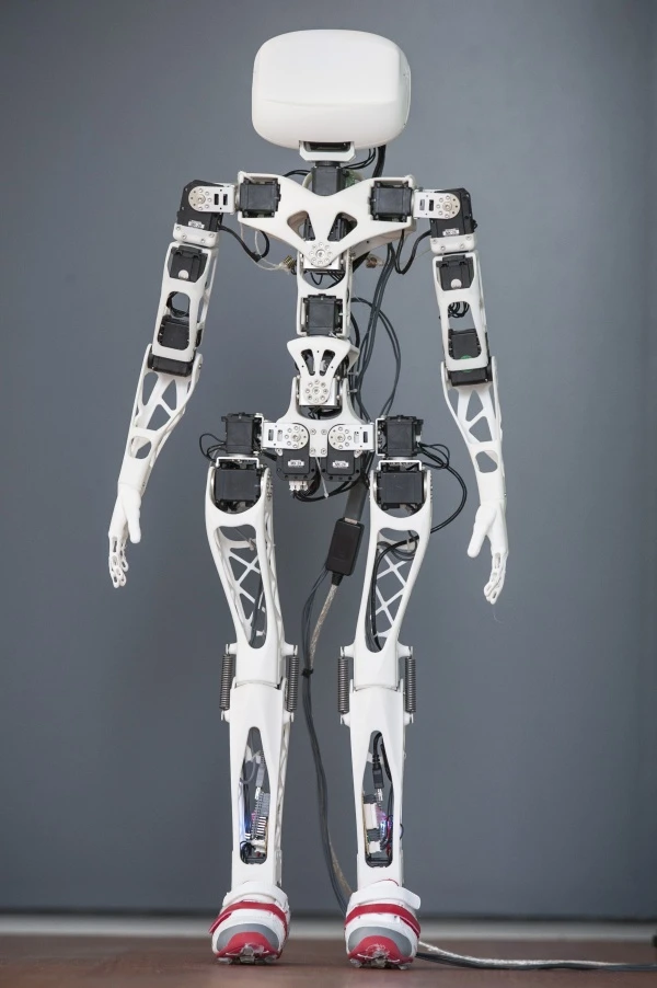 The assembled Poppy robot (Photo: Inria / H. Raguet)