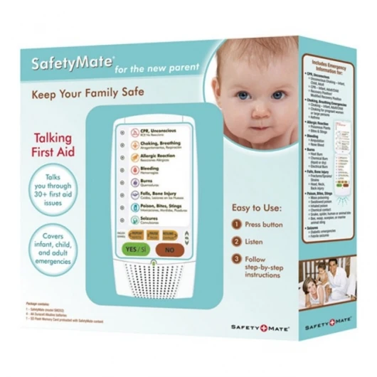 SafetyMate talking first-aid device