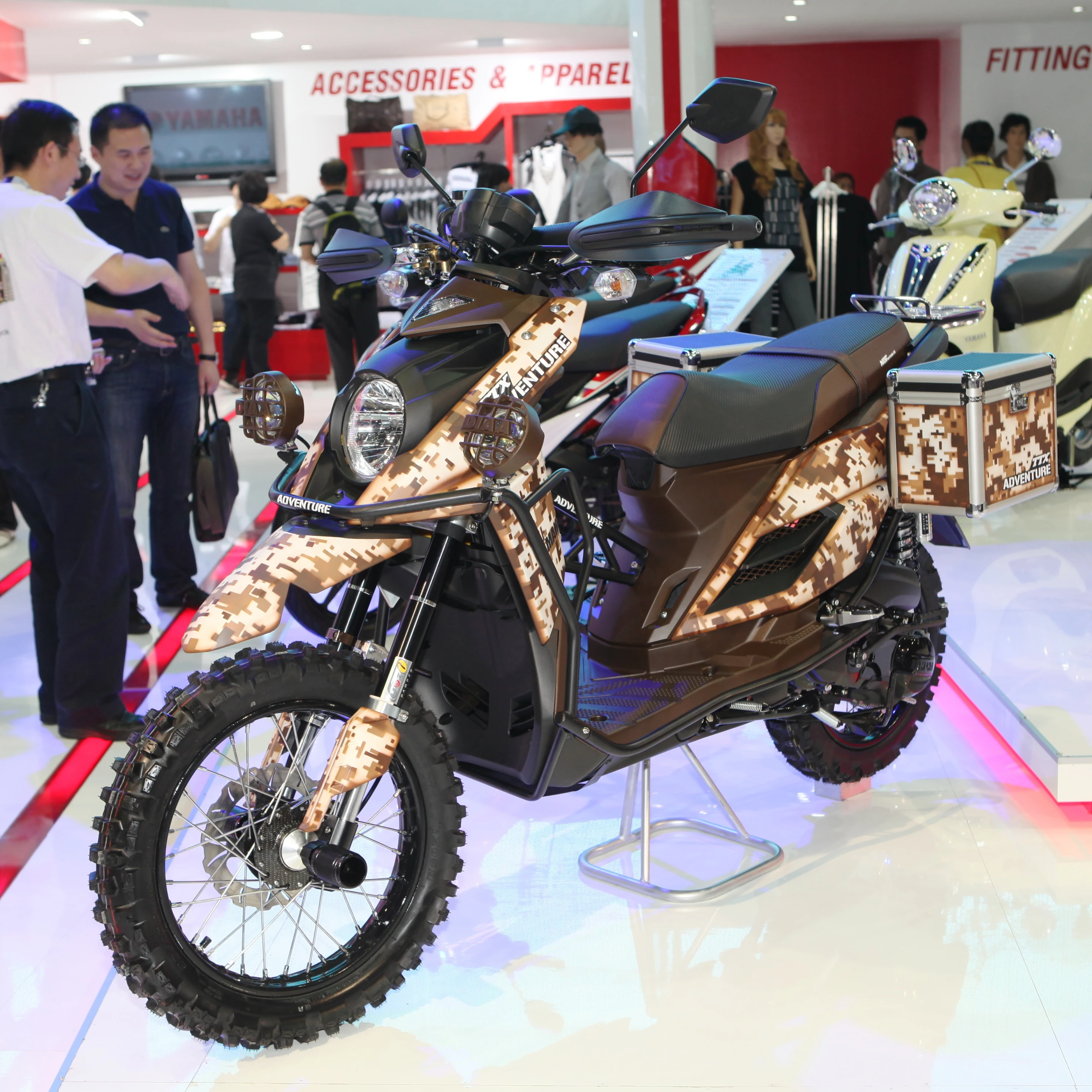 The Yamaha TTX Adventure scooter