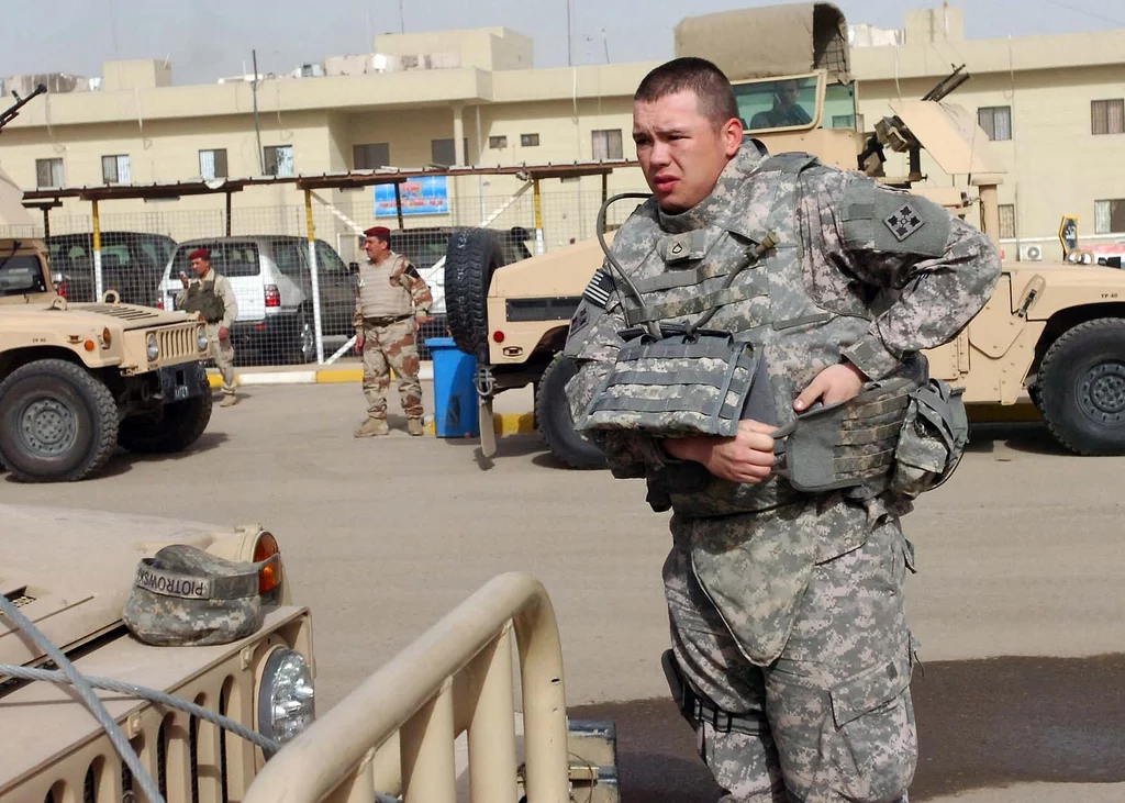 Traditional U.S. Military body armor by The U.S. Army via Flickr