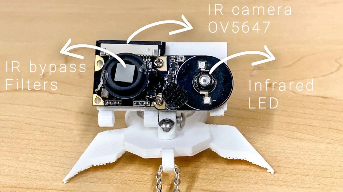 A look at the hardware packed inside the NeckFace device