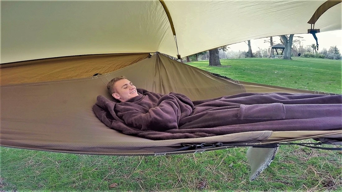 The new Treble Hammock 2.0 looks like it may offer a more comfortable experience for those who want to use it for lounging and sleeping