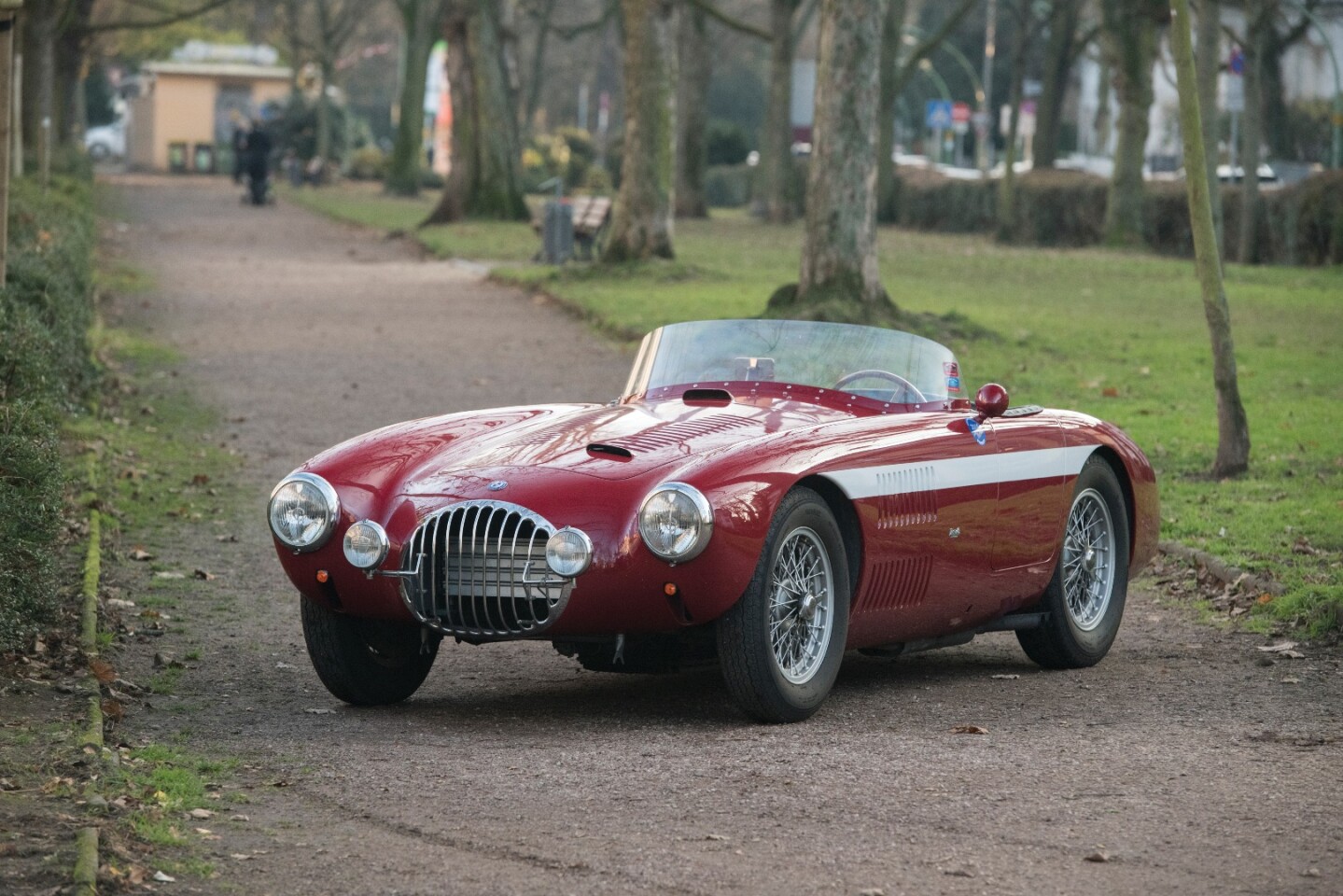 This 1954 OSCA 2000 S by Morelli is a Maserati by another name. Officina Specializzate Costruzione Automobili built its first car in 1948. With the Orsi family retaining the Maserati name, the Fratelli Maserati (Maserati brothers) dropped the "FM" from the title of their new company, leaving the acronym OSCA. A new car was born, and this 2000 S sports car is essentially a Formula 3 car with a straight-six engine breathing through triple Weber carbs. Only five cars were built in total, and just three of them with Barchetta bodies by Morelli. This car had an extensive race history in period, winning the 1954 12 Hours of Messina and having raced in the 1,000 km Buenos Aires. Sold for $973,335 (€792,500)