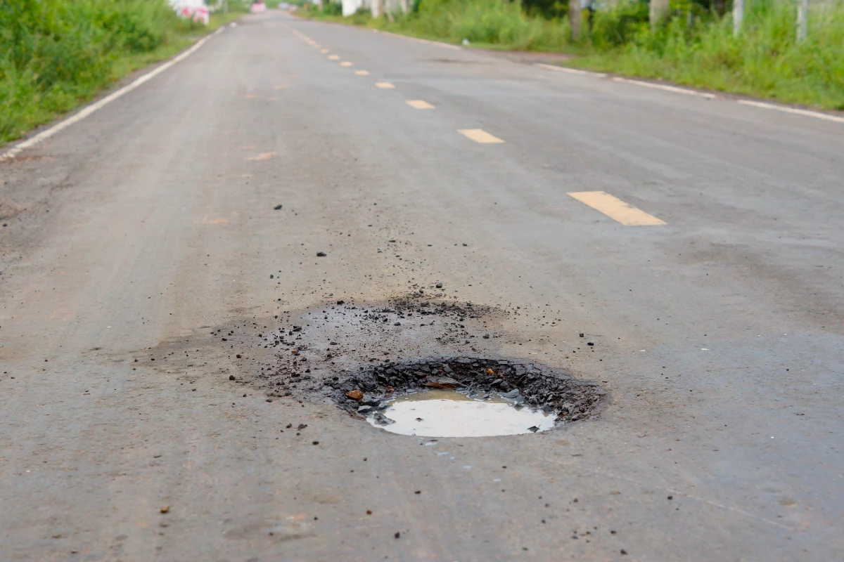 The system utilizes the suspension of select models to detect both potholes and speed bumps
