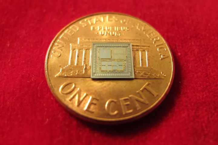 DARPA's “timing & inertial measurement unit” (TIMU) is a chip-based self-sufficient navigation system that is smaller than a penny