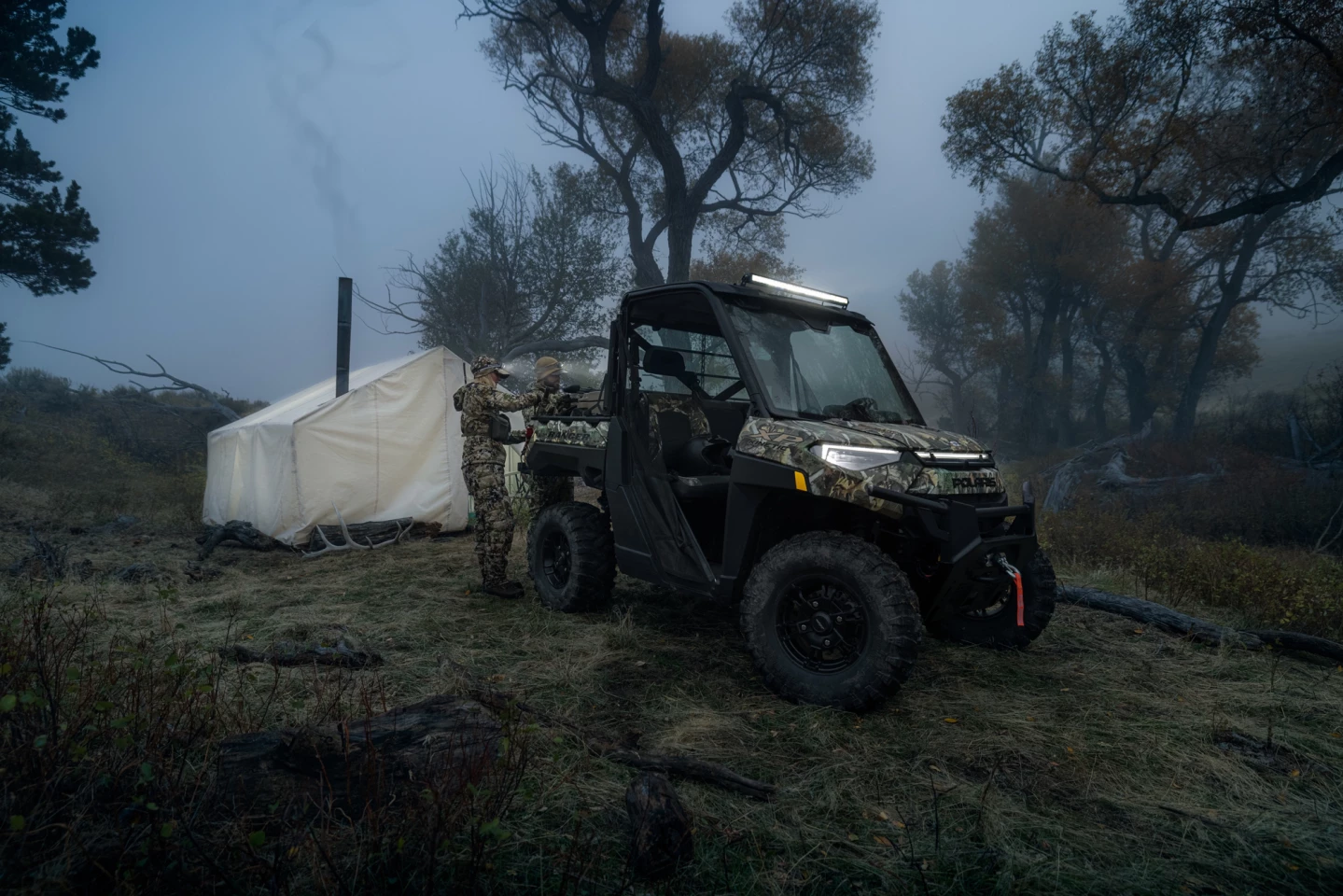 A regenerative braking system helps the Ranger XP Kinetic extend its battery range