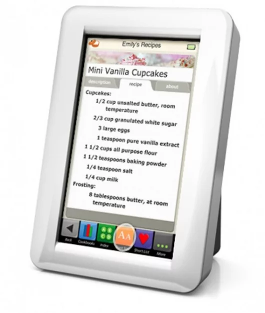 Adjustable font sizes makes the screen easier to read