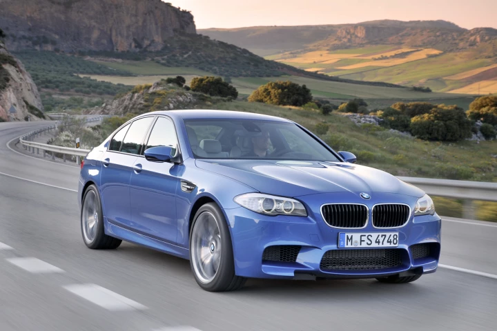 The fifth generation of BMW's M5 high performance saloon