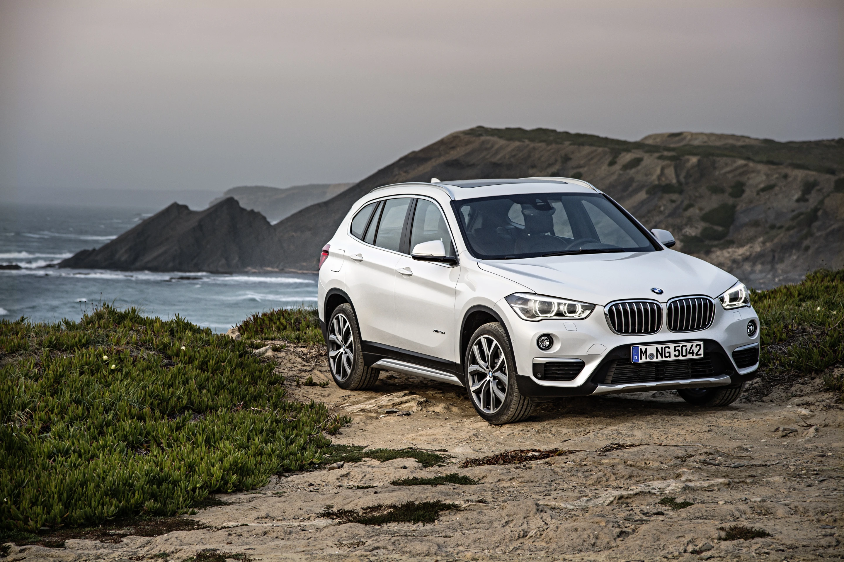 While BMW may show the X1 in a range of off-road situations, most cars won't see a dirt road