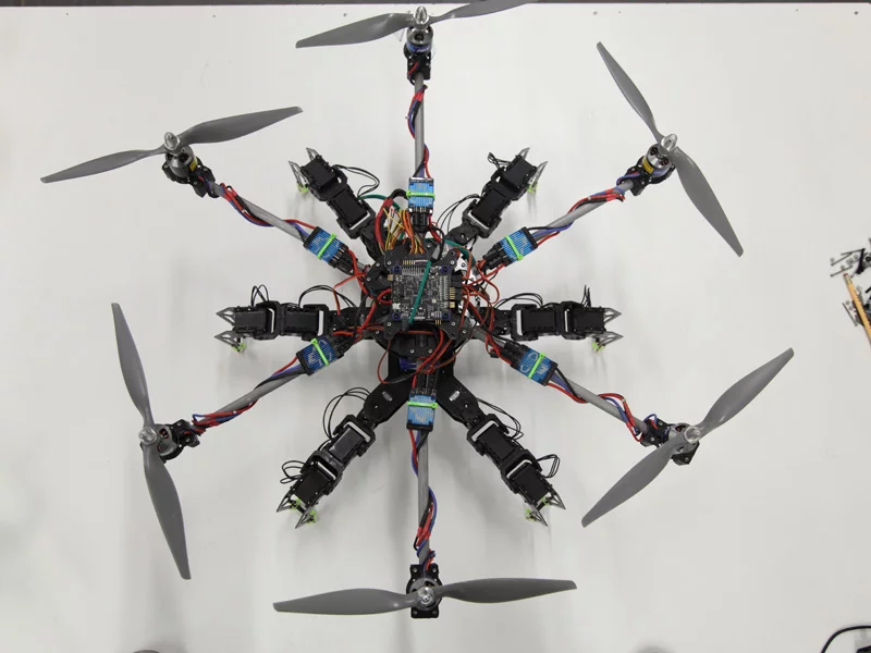 The Mad Labs team decided upon six rotors for stability