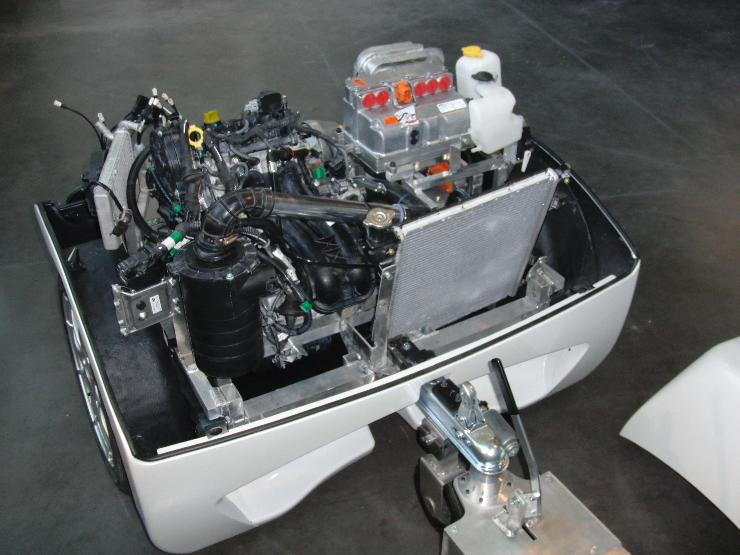 The EP Tender range-extender system is reported to increase vehicle range to 600 km (372 mi)