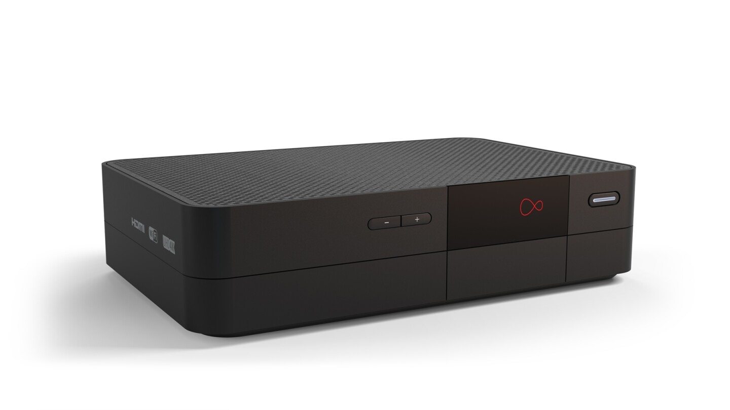 The Virgin TV V6 set-top box allows users to record six programs while watching a seventh or using a streaming service