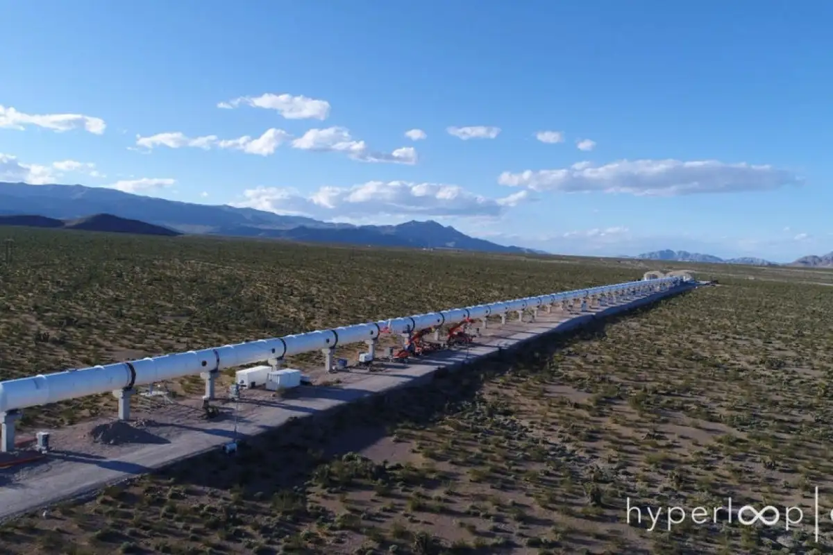 A Hyperloop system would shuttle people and cargo through near-vacuum tubes at around the speed of sound