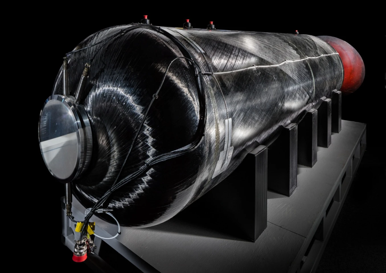 Front of the SpaceShipTwo rocket motor