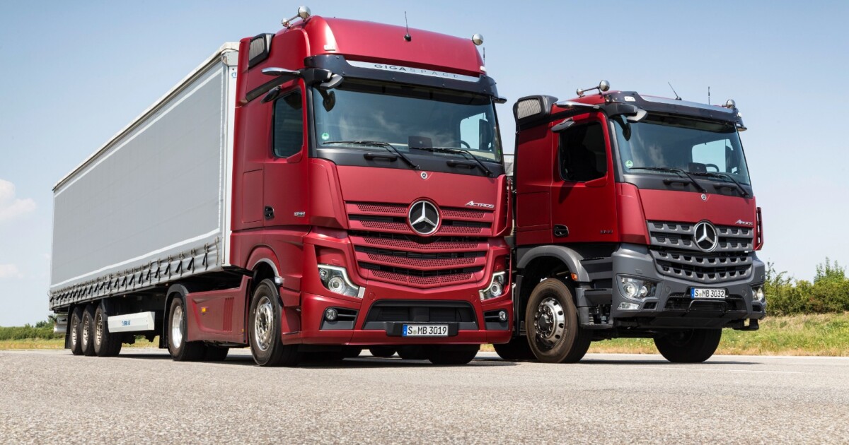 MercedesBenz Trucks unveils semiautomated Actros