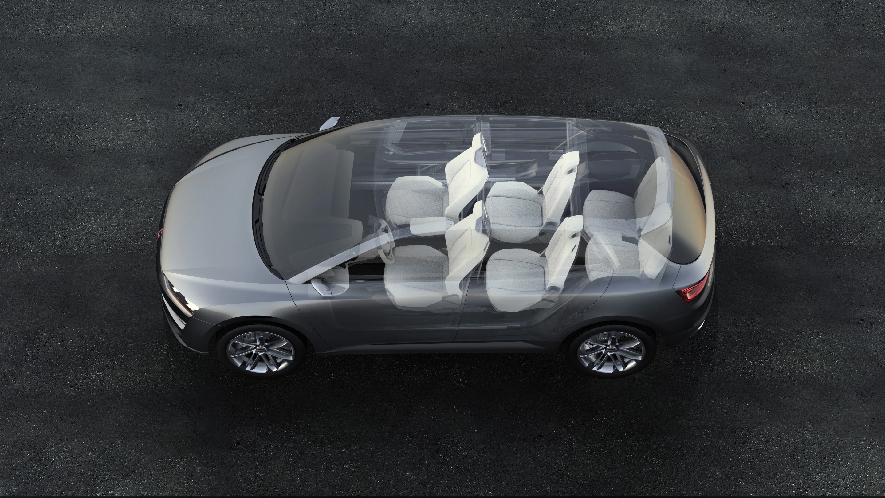 X-ray view of the Italdesign Giugiaro Clipper