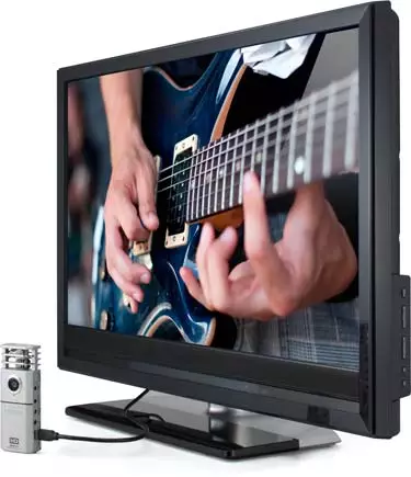 An included HDMI port allows direct connection to a big screen television