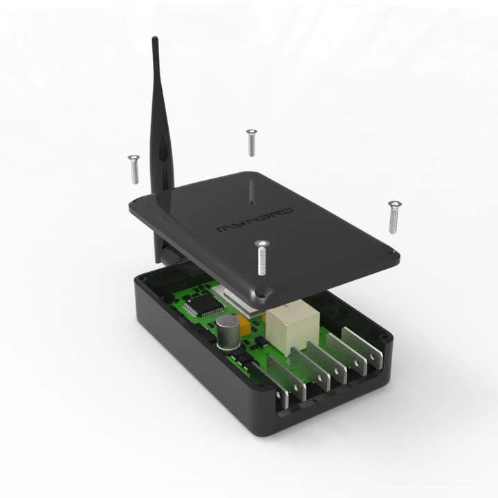 Render of the production version of the My N3RD smart switch