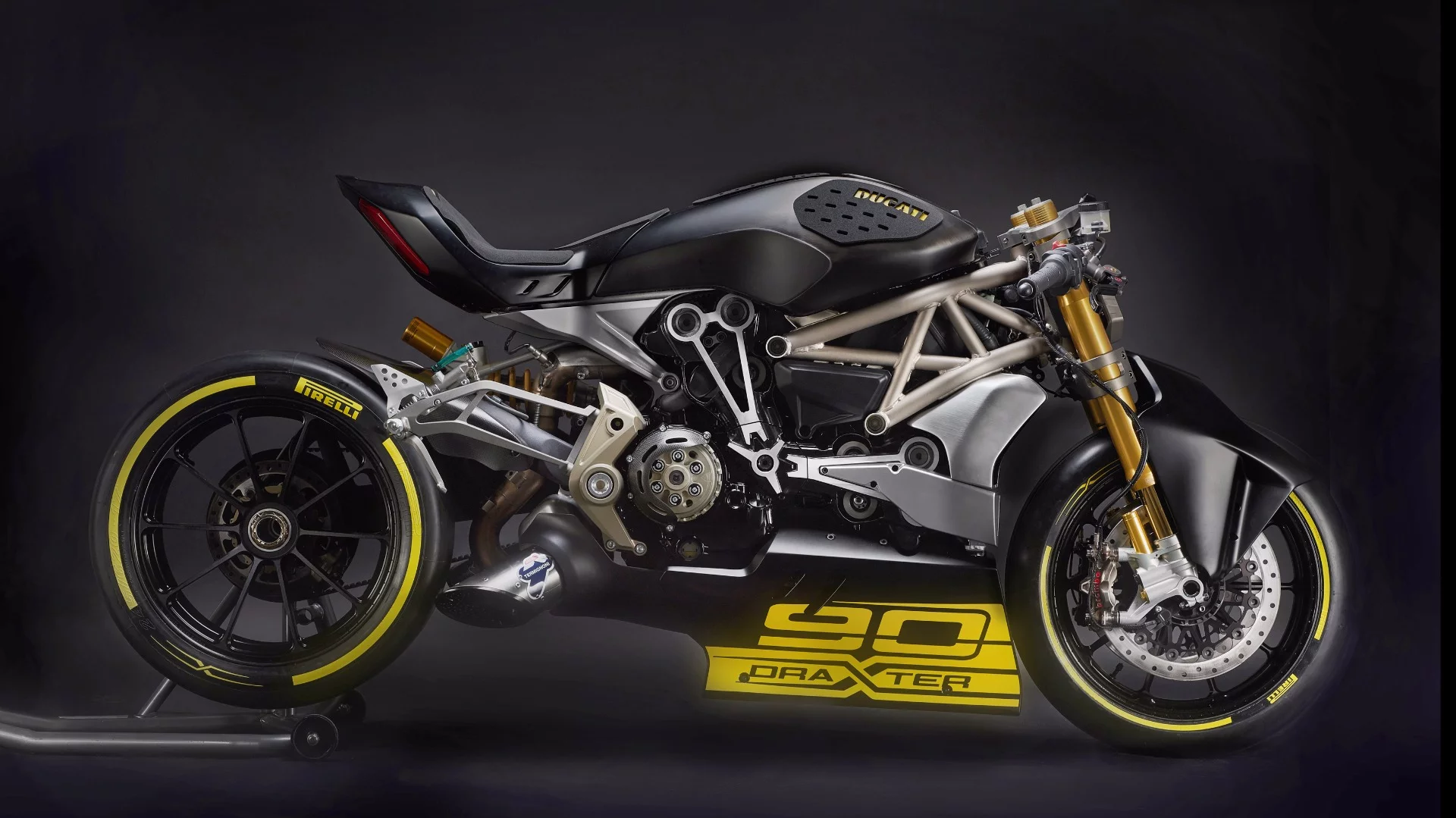 The Ducati Diavel Draxter designed by Ducati's internal design studio.