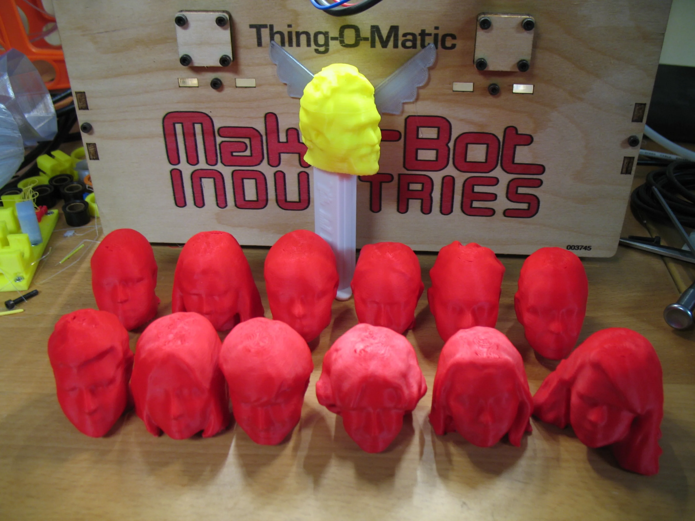 Each individual person was scanned using an Xbox Kinect and the ReconstructMe software