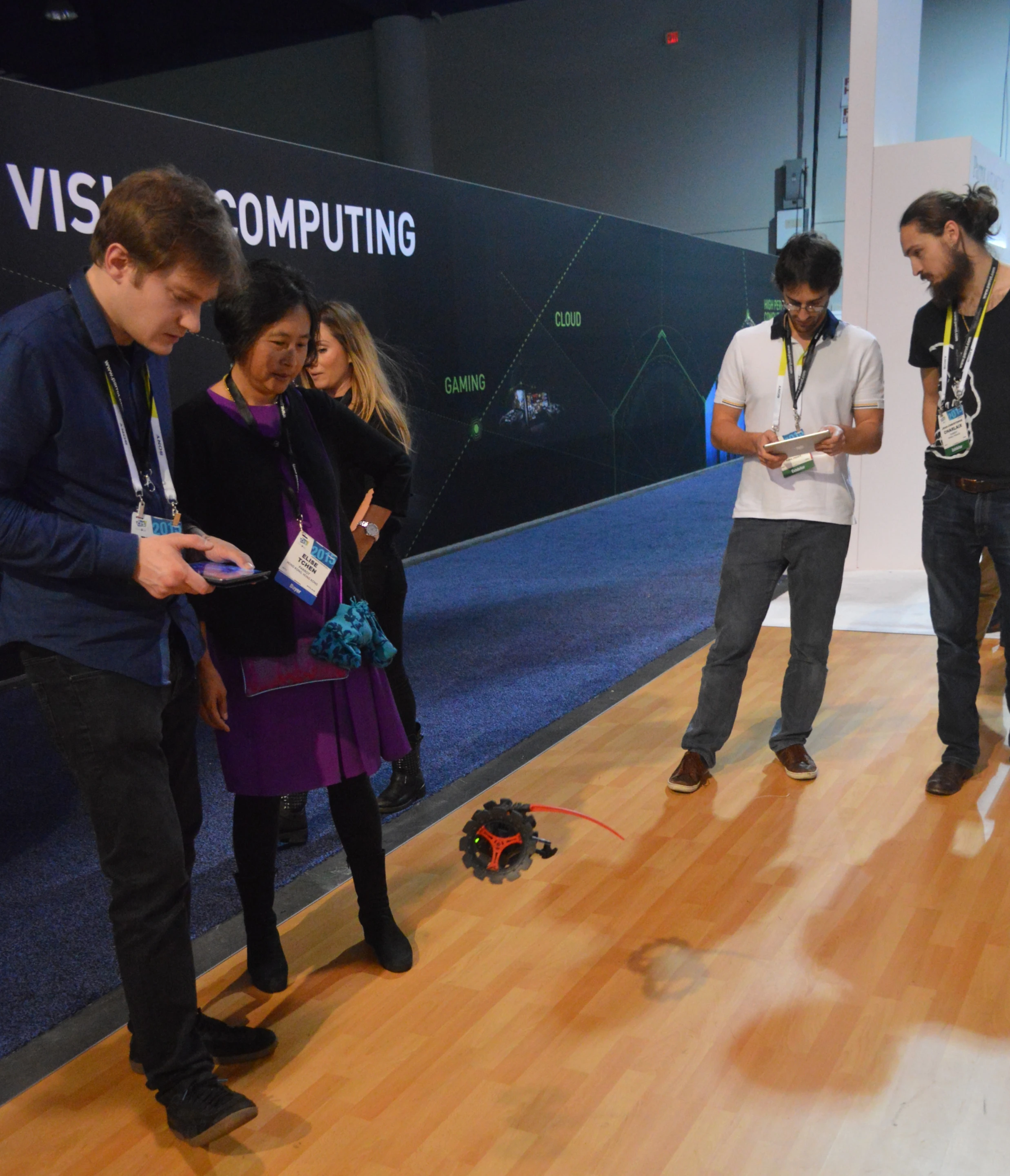 The Parrot all-terrain Minidrone leaps into the air (Photo: C.C. Weiss/Gizmag)