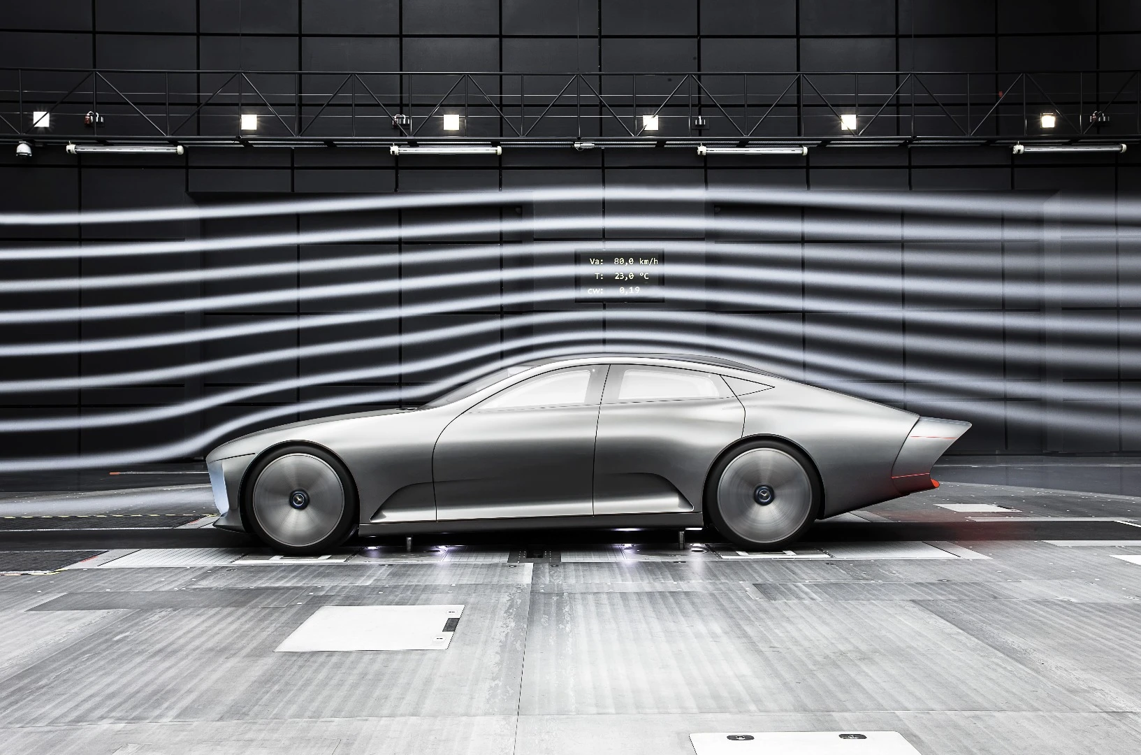 The Concept IAA morphs when in motion to achieve a Cd of 0.19