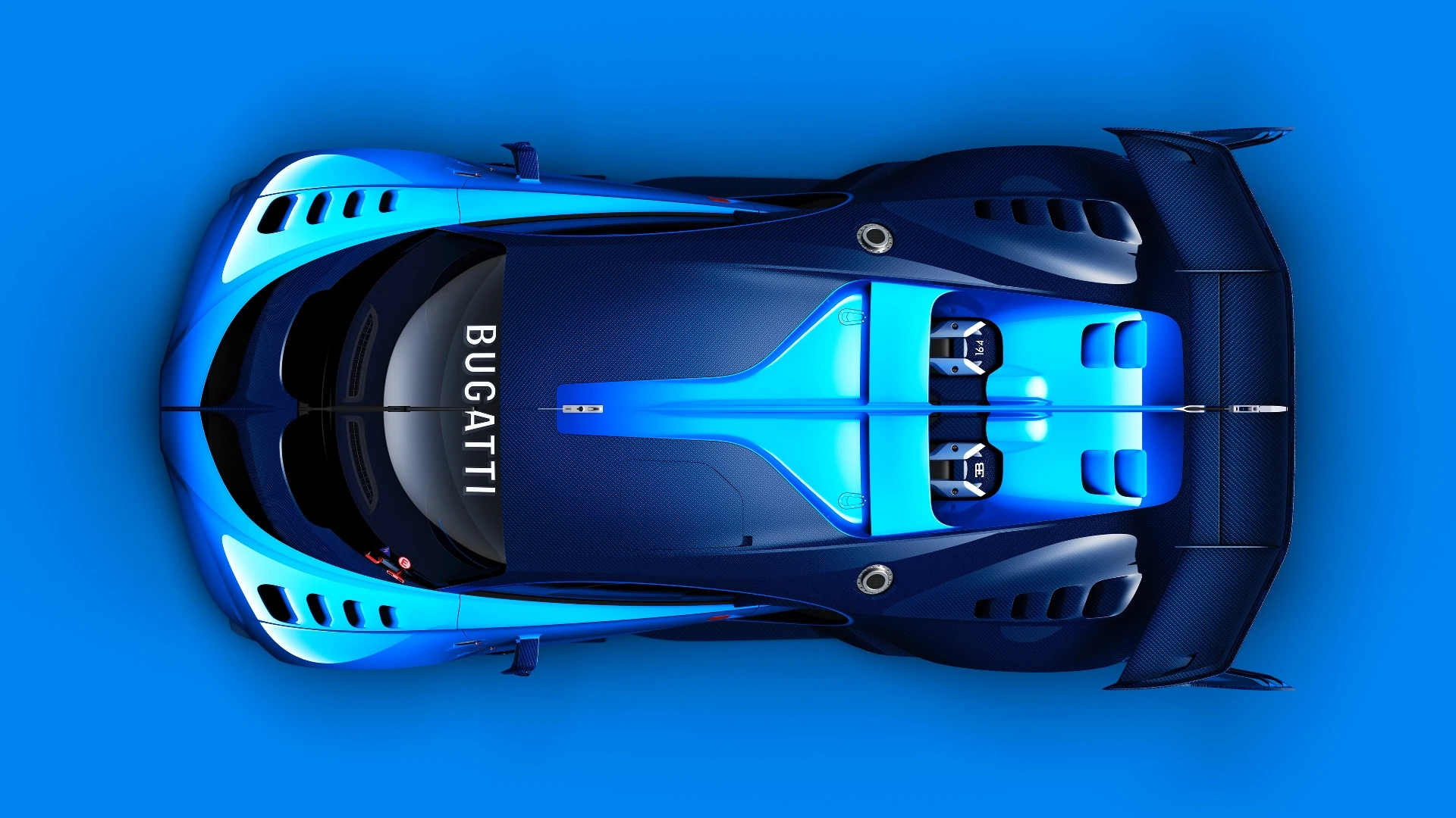 The Bugatti Vision Gran Turismo includes a roof-mounted NACA air inlet